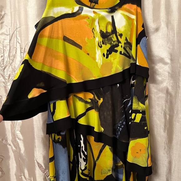 NWOT Tiered, Fun, Colorful MIDI Dress, Women's - Picture 5 of 7